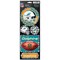 Wincraft NFL Miami Dolphins Prismatic Stickers, Team Color, One Size